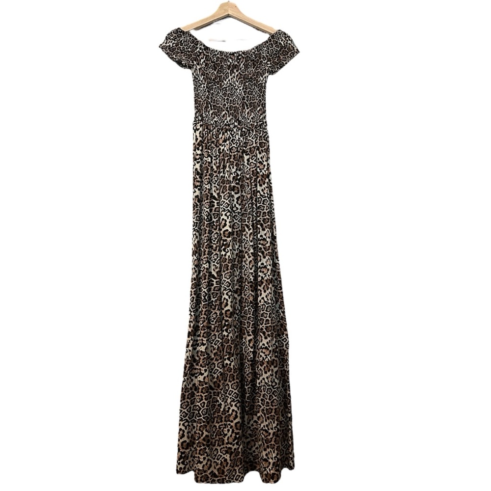 J for Justify Leopard Print Maxi Dress